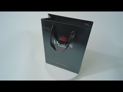 Custom mewah dicetak kantong kertas tebal Kemasan grosir Produsen