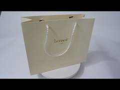 Custom Printed Luxury Paper Bag dengan Logo Foil Emas
