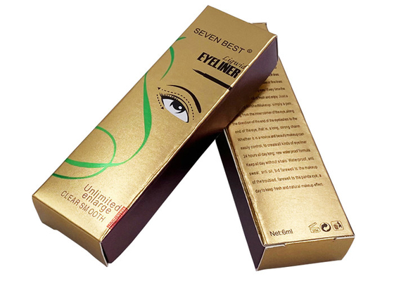 Beli Pesan Kotak Karton Emas Mewah Dicetak Kemasan Eye Liner Grosir online manufacture