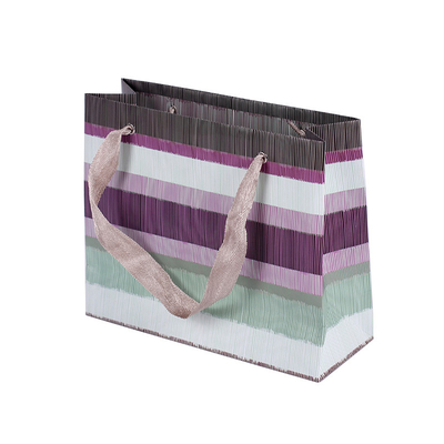 Beli Tas Produk Kertas Bermotif Cetak Kustom Tas Kertas Bergaris online manufacture