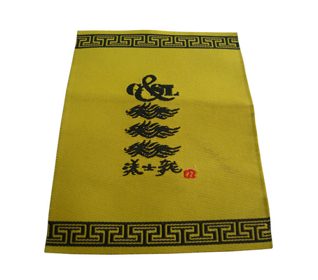Beli Pesan Tag Hem Tenun Kustom Label Selimut Tenun Potong Lurus Label Produk Harga online manufacture