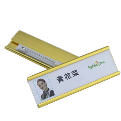 Beli Emas kosong Berguna kembali Nama Tag perawat lencana nama dengan pin keamanan grosir atau ritel online manufacture