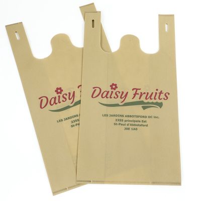 Harga yang bagus Custom Printed Murah Non Woven W Cut Carry Bags Grosir Kantong Grocery Ramah Lingkungan on line