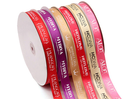 Beli Custom Murah Double-Sided Satin Ribbon Printing Premium Ribbons Untuk Pembungkus Hadiah online manufacture