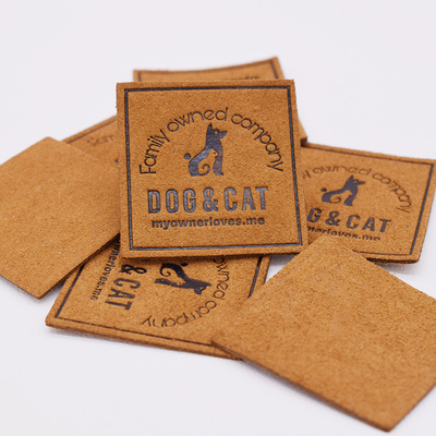 Beli Patch Kulit Asli yang Disesuaikan Dengan Logo Label Kulit Pribadi Untuk Pakaian & Aksesoris online manufacture