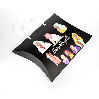 Beli Custom Printed Pillow Boxes with Handle – Luxury Packaging for Wigs, Hair Extensions & Accessories online manufacture