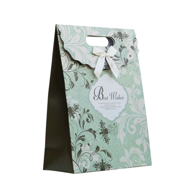 Beli Custom Wedding Gift Paper Bags with Die-Cut Handles & Ribbon – Luxury Party & Event Packaging online manufacture