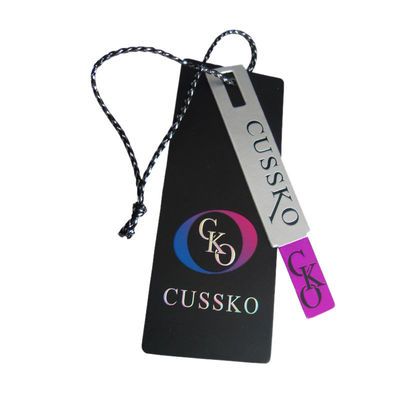 Beli Custom Printed Luxury Clothing Paper Hang Tag pembuatan online