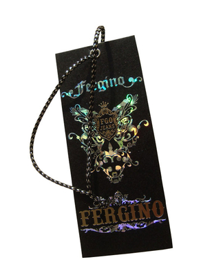 Beli Tag Nama Merek Kertas Kustom Untuk Tag Harga Garmen Pakaian Pabrik Logo Hologram online manufacture