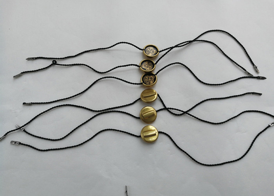 Beli Tag Keamanan Pakaian Bespoke Aluminium Metal Hang Tag Online Double Ends Strings online manufacture