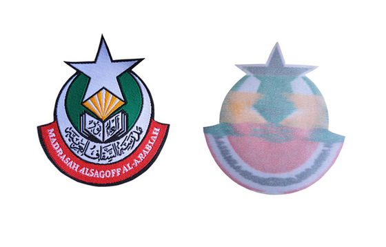 Beli Label Besi Pada Tenun Kustom Untuk Pakaian Label Besi Pada Label Nama Lem Kembali online manufacture