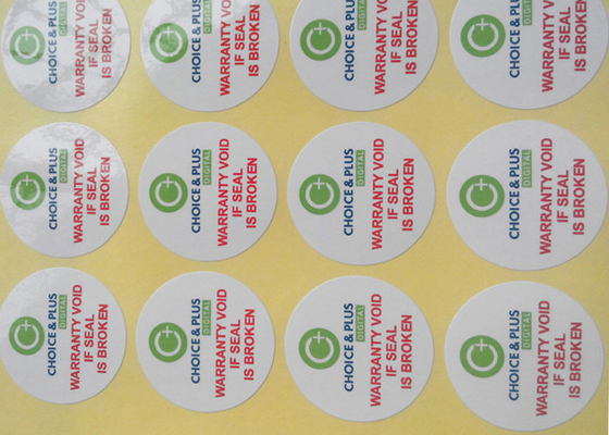 Harga yang bagus Label Kustom Dicetak Stiker Bisnis Advirtising Serbaguna Berair Lapisan on line