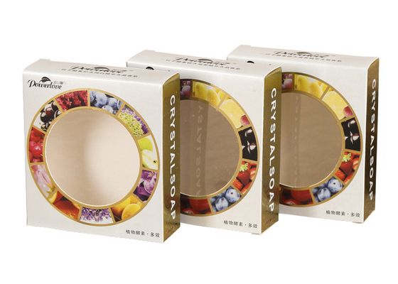 Beli Custom Fancy art Paper Soap Box Packaging kotak jendela dengan cetakan karya seni online manufacture