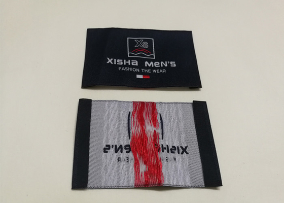 Beli Label Jahit yang Dipersonalisasi Tag Nama Tenun Label Leher Tenun Dengan Produsen Logo online manufacture