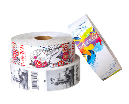 Harga yang bagus Ramah Lingkungan Custom Roll Paper Clothing Swing Tag Dan Produsen Pencetakan Label on line