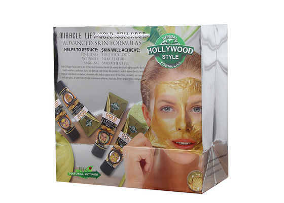 Custom Printed Sliver Fancy Paper Bags Kemasan Kosmetik Massal Dijual