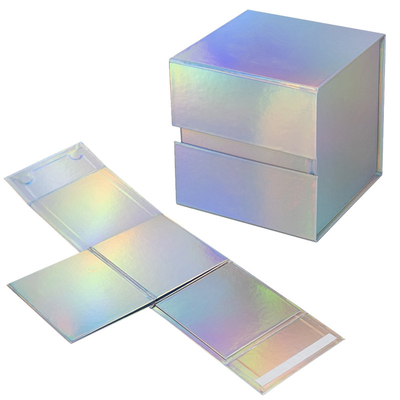 Harga yang bagus Custom Logo Magnetic Flap Cover Box Kothak Hadiah Natal Lipat Kothak Lipat Grosir on line