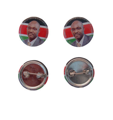 Harga yang bagus Badge Pin Tinplate Bulat Custom dengan Kembali Keamanan on line