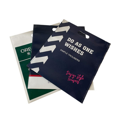 Harga yang bagus D Tas Bawa Non Woven Cut Dengan Cetakan Logo on line