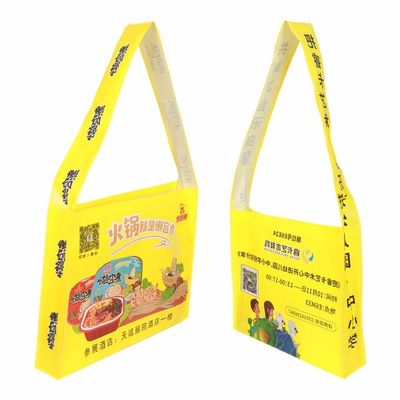 Harga yang bagus Tas Non-Woven Laminated Crossbody Custom untuk Iklan, Promosi atau Belanja on line