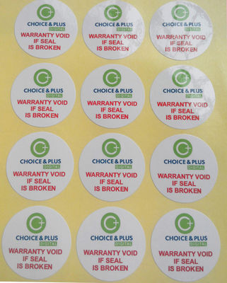 Harga yang bagus Stiker Label Bulat Kustom – Stiker Logo Lingkaran Plastik PET Putih & Label Nama Anak-Anak on line