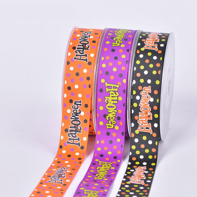 Harga yang bagus Pita Grosgrain Cetak Kustom dengan Logo | Pita Grosgrain Grosir yang Dipersonalisasi On line