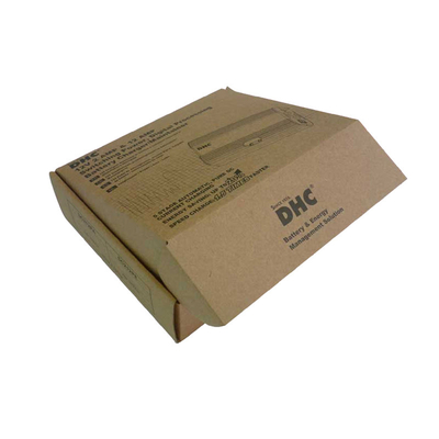 Harga yang bagus Custom E-Flute Kraft Corrugated Paper Mailer Kotak Pengiriman Dengan Artwork Printing on line