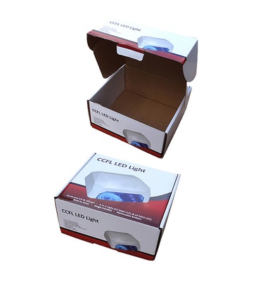 Harga yang bagus Bespoke F-Flute Corrugated Paper Mailer Boxes Packaging With Artork Printing on line