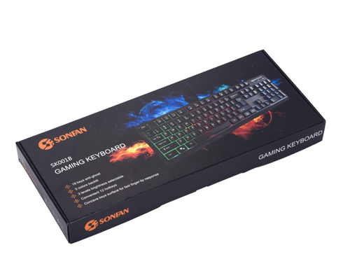 Harga yang bagus Custom Printed 32ECT Single Wall Corrugated Cardboard Keyboard Shipping Boxes on line